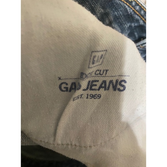Gap Bootcut Jeans Women Medium Wash Denim Mid Rise Y2K Classic 28x27 Size 6 - Picture 3 of 8